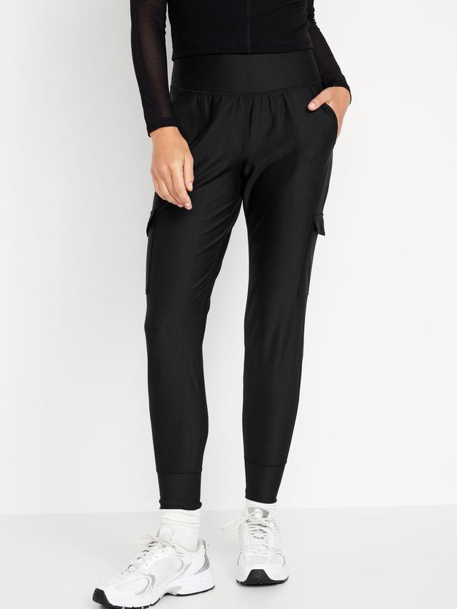 High-Waisted PowerSoft Cargo Joggers Product Image