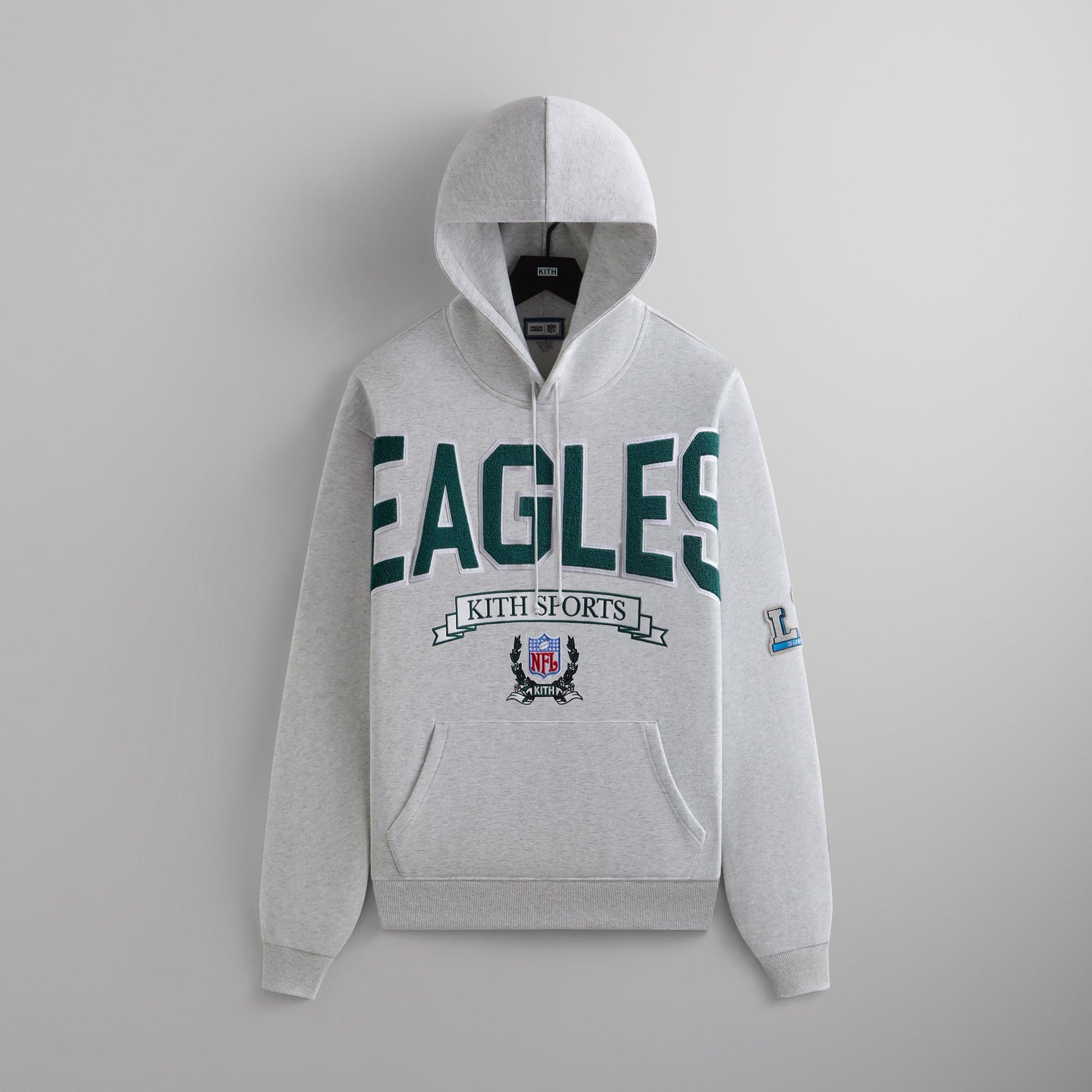 Kith & '47 for the NFL: Eagles Nelson Hoodie - Light Heather Grey Male Product Image