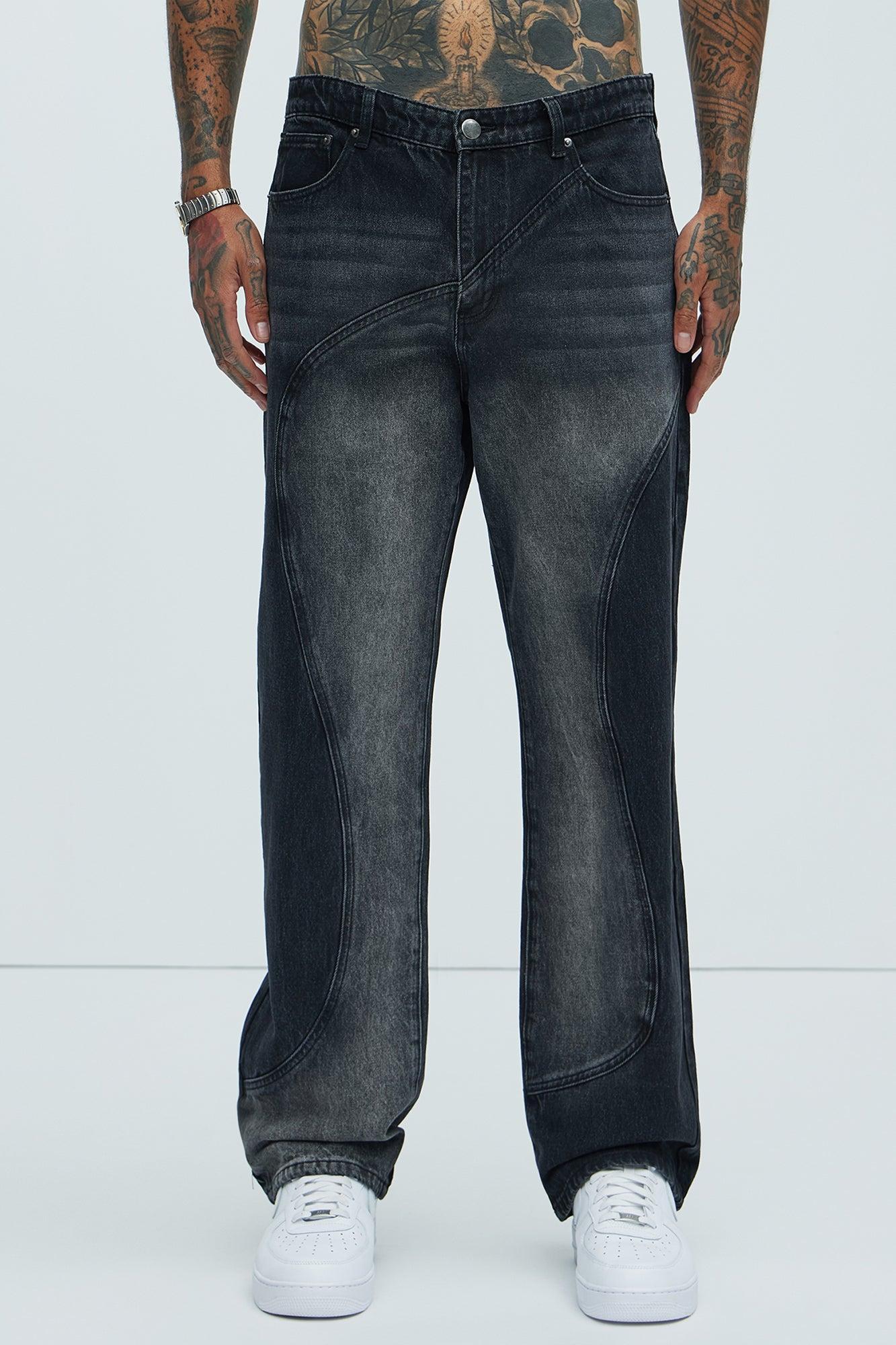 Lava Flow Straight Jeans - Black Product Image