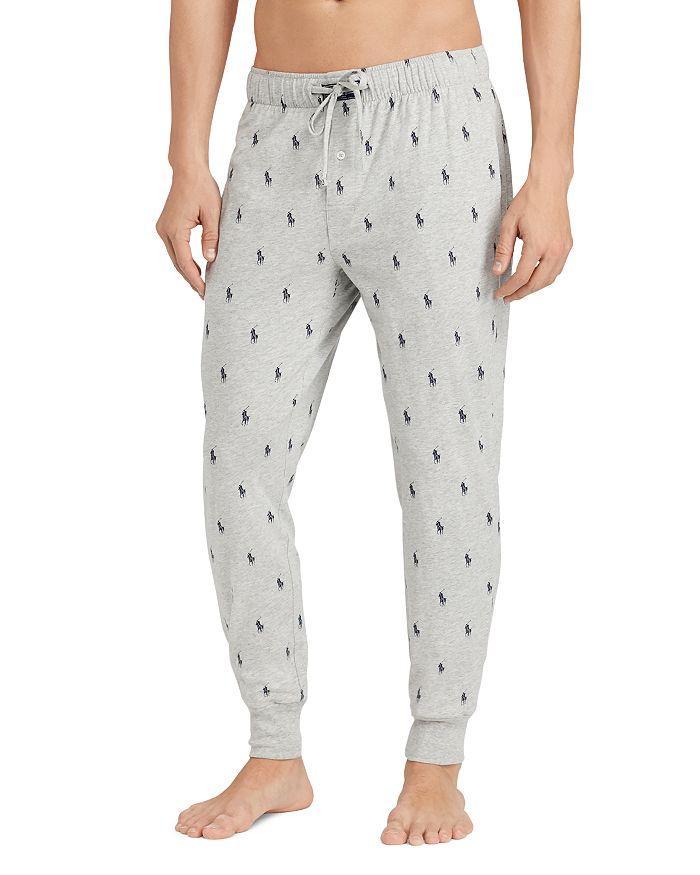 POLO RALPH LAUREN Pony Print Lounge Pants In Grey Product Image