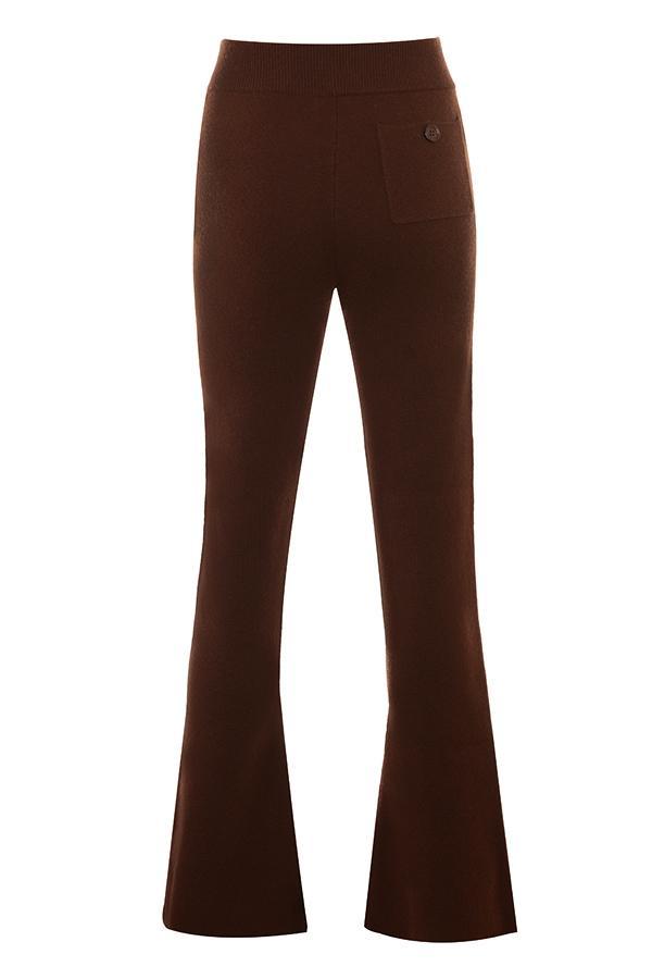 Nereida Chocolate Cashmere Blend Trousers Product Image