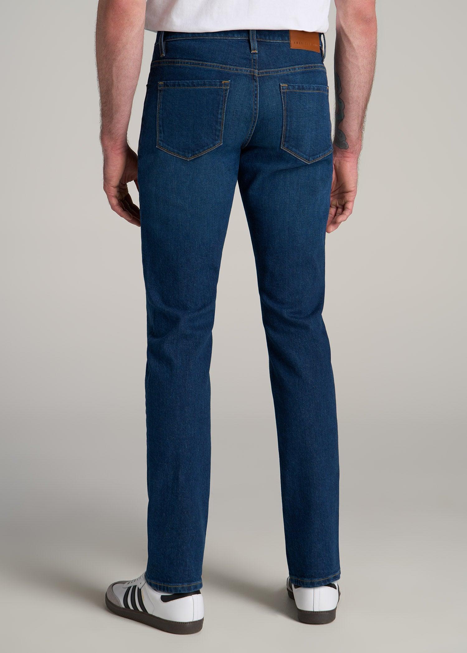 Americana Collection Carman Tapered Fit Jeans For Tall Men in Crown Blue Male Product Image