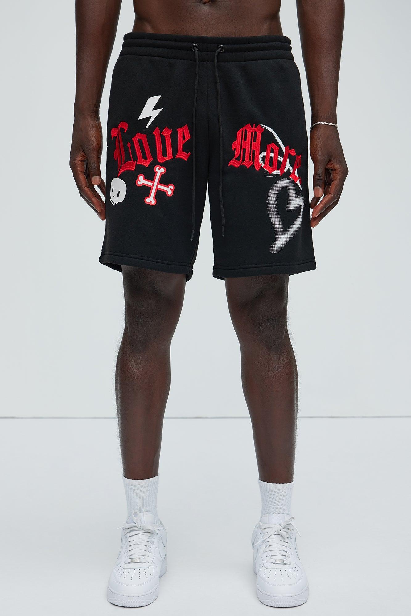 Love More Sweatshorts - Black Product Image