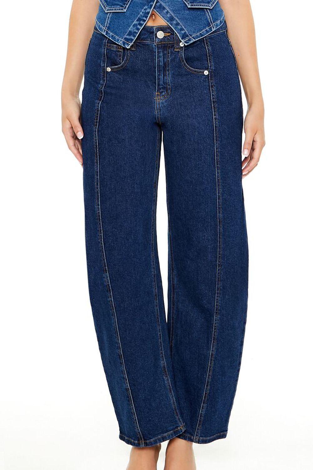 High-Rise Baggy Barrel Jeans | Forever 21 Product Image