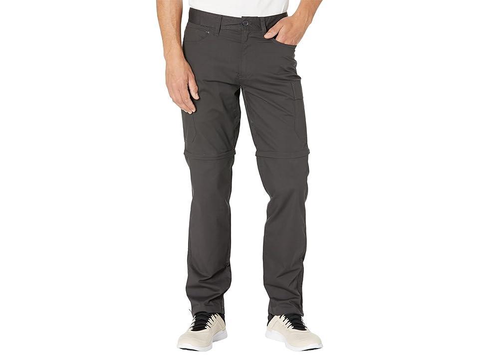 Prana Double Peak Convertible Pants (Charcoal) Men's Casual Pants Product Image