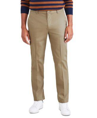 Dockers Mens Signature Straight Fit Iron Free Khaki Pants with Stain Defender Product Image