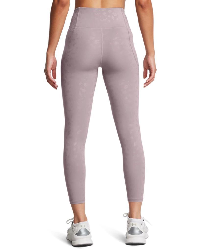 Women's UA Motion Gloss Printed Ankle Leggings Product Image