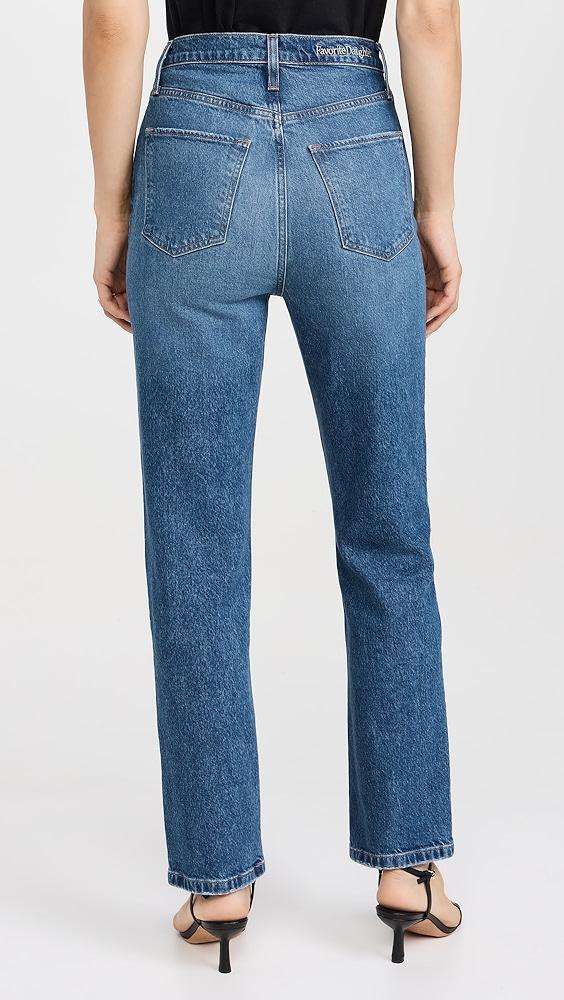 Favorite Daughter The Valentina Straight Jeans | Shopbop Product Image