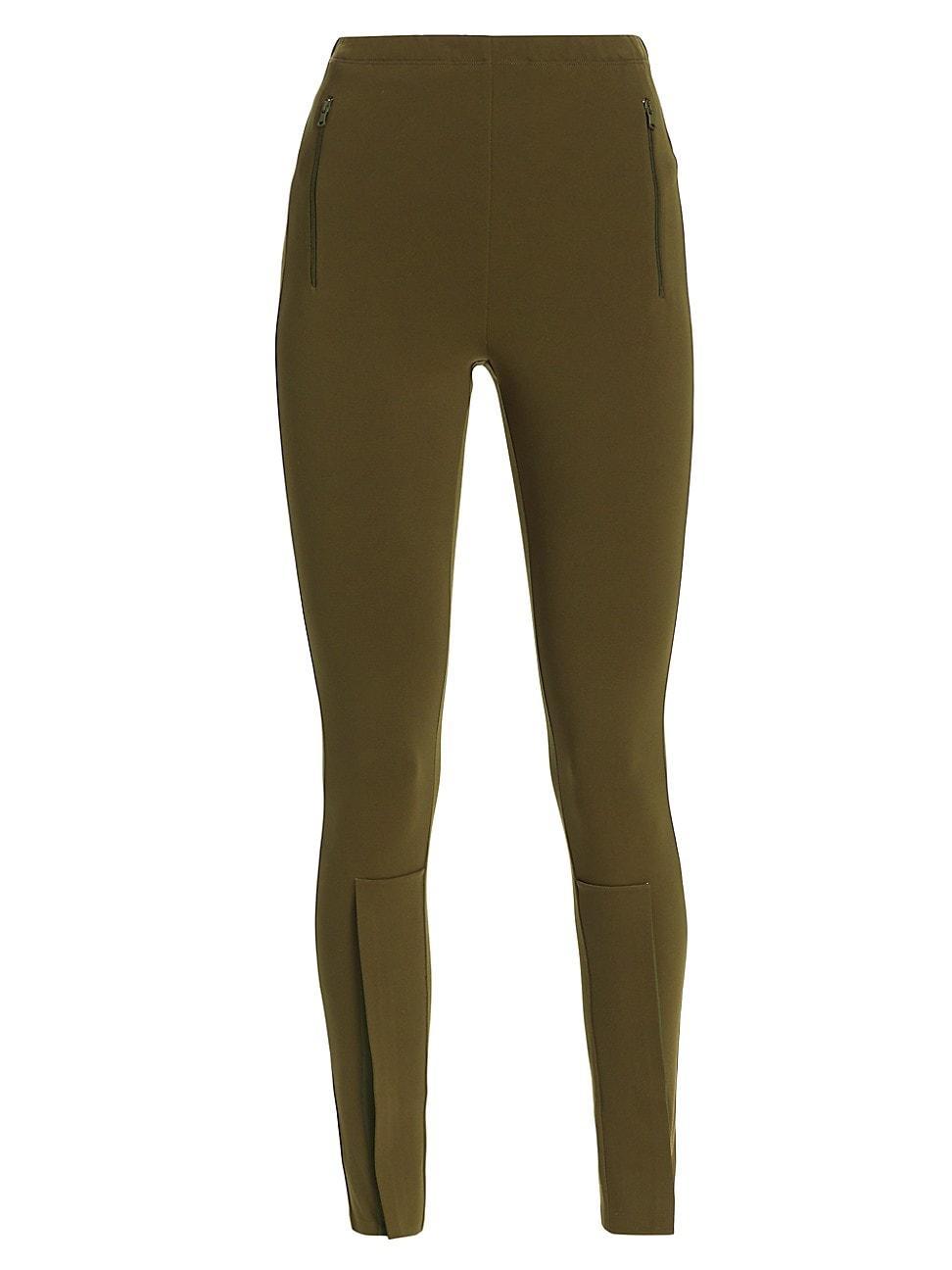 Womens High-Rise Zip Leggings Product Image