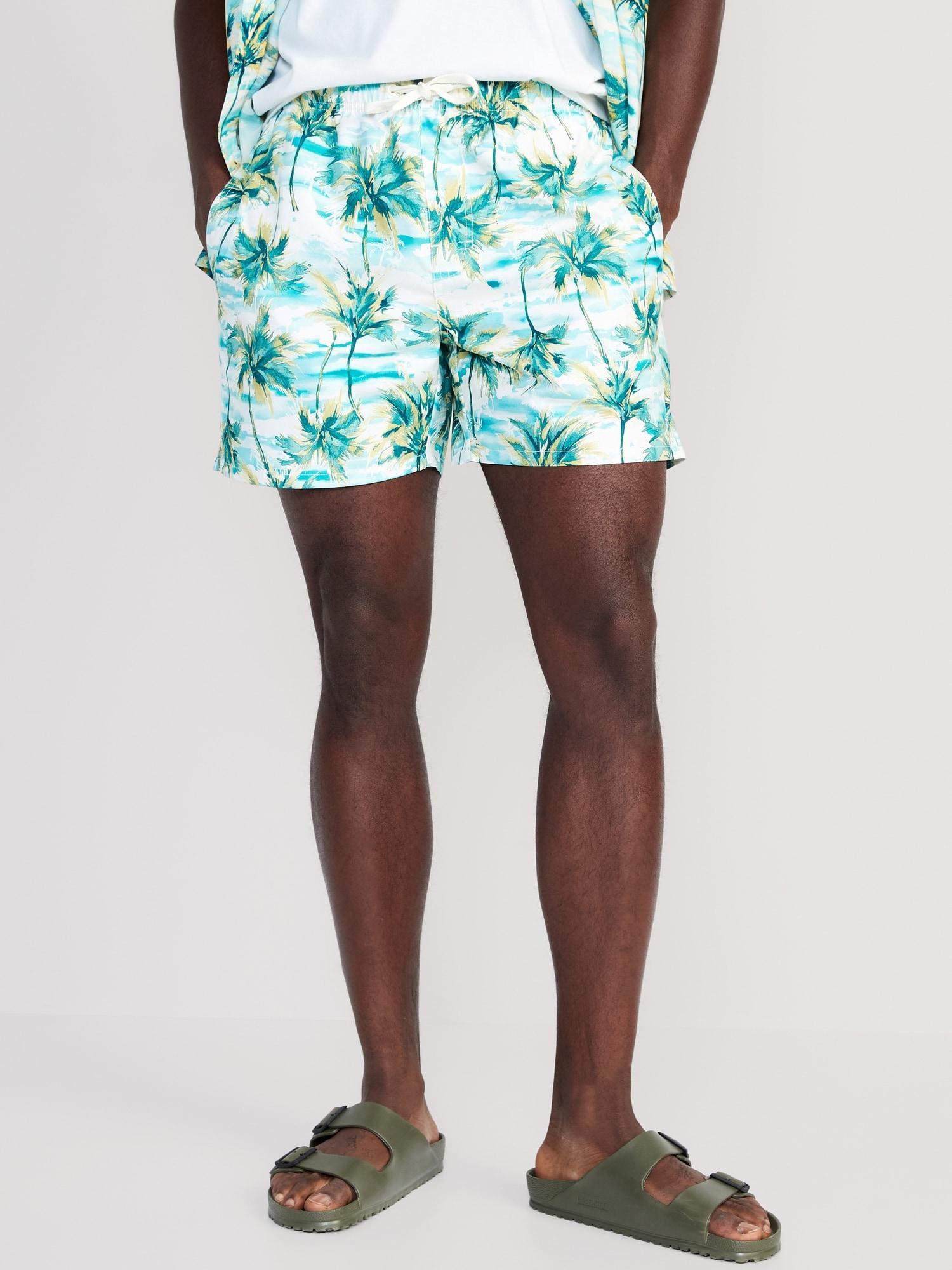 Printed Swim Trunks -- 5-inch inseam Product Image