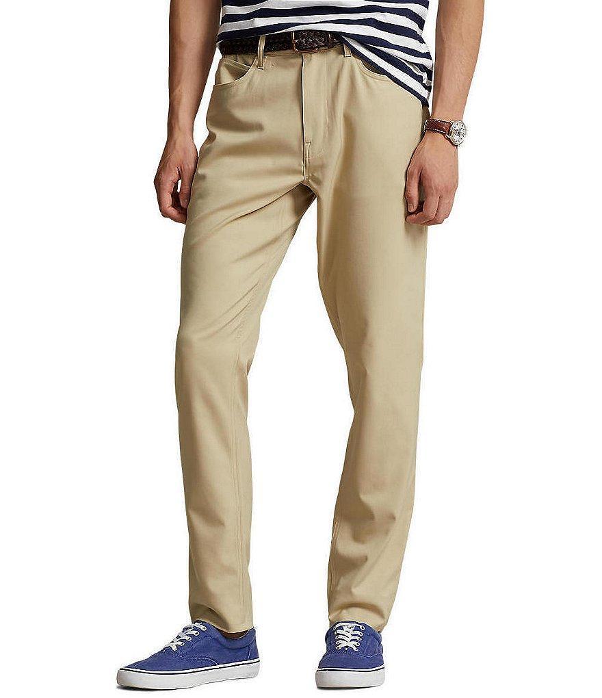 Polo Ralph Lauren Big & Tall Tailored Fit Flat Front Performance Twill Pants Product Image