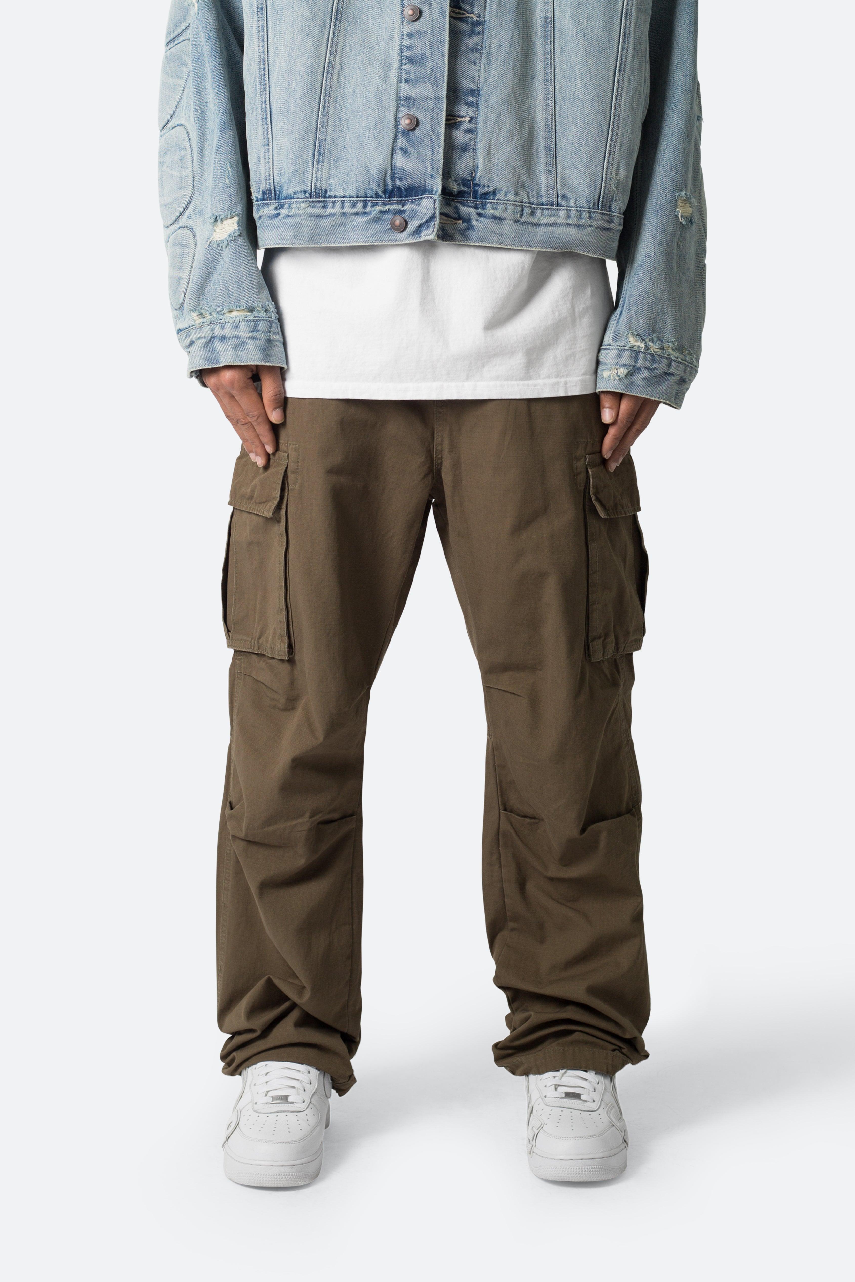 Ultra Baggy Vintage Cargo Pants - Olive Product Image