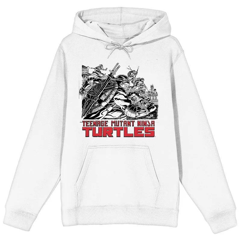 Mens Nickelodeon Teenage Mutant Ninja Turtles Holding Weapons Graphic Hoodie Product Image