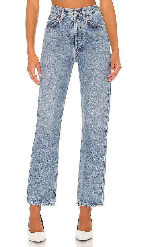 AGOLDE 90s Pinch Waist Jean in Endless - Blue. Size 24 (also in 23, 25, 31, 32, 33, 34). Product Image