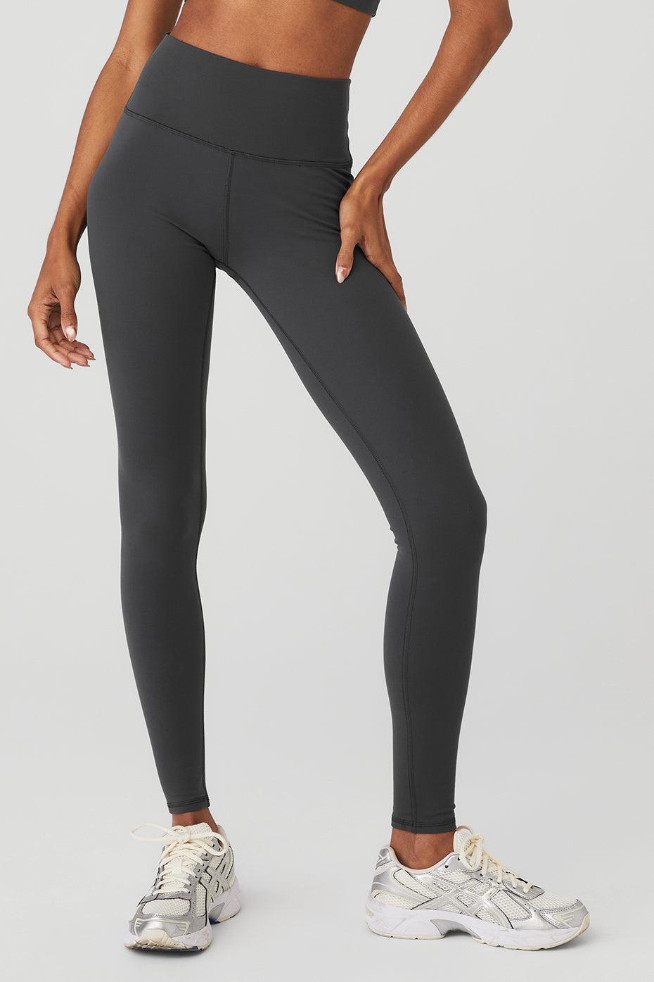 High-Waist Airbrush Legging - Anthracite Female product image