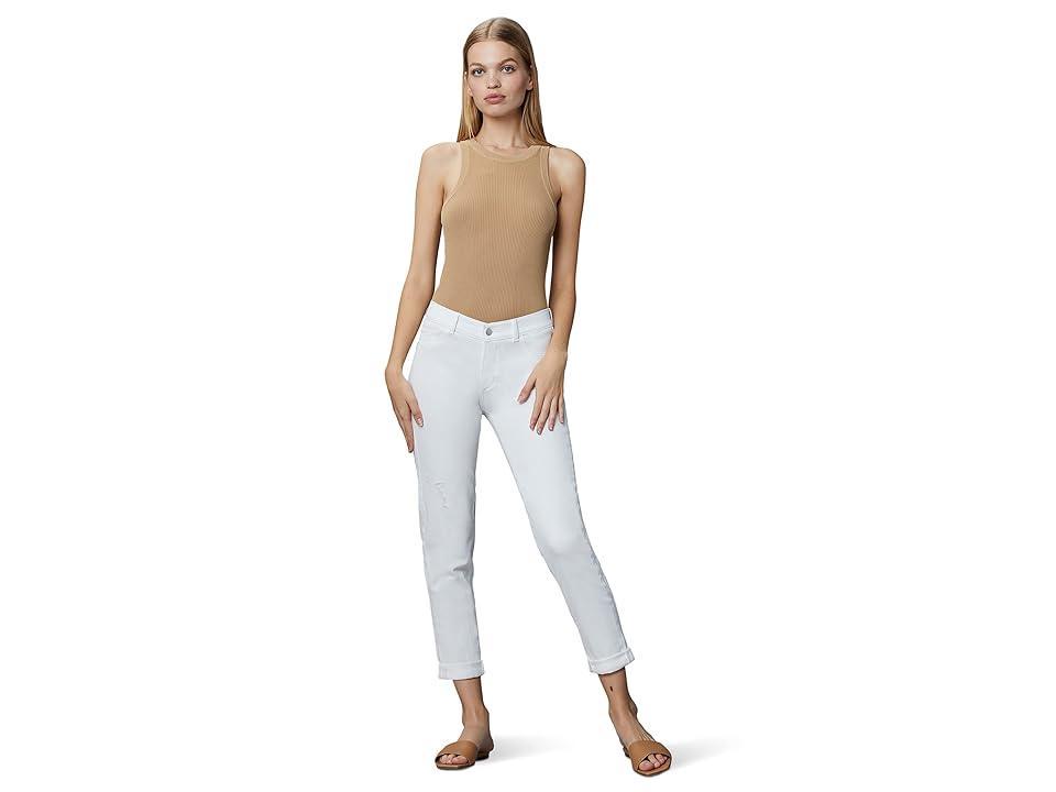 DL1961 Riley Boyfriend Straight White) Women's Jeans product image