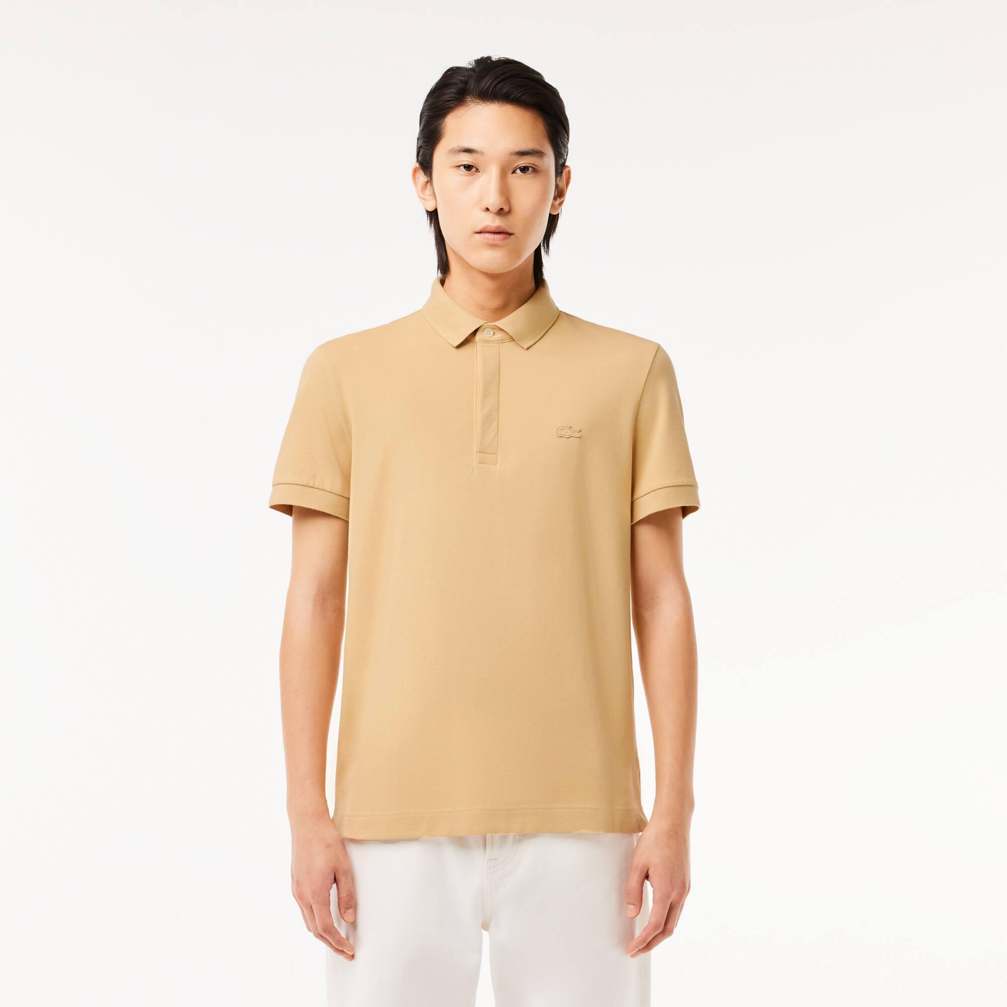 Regular Fit Paris Stretch Piqué Polo Shirt Product Image