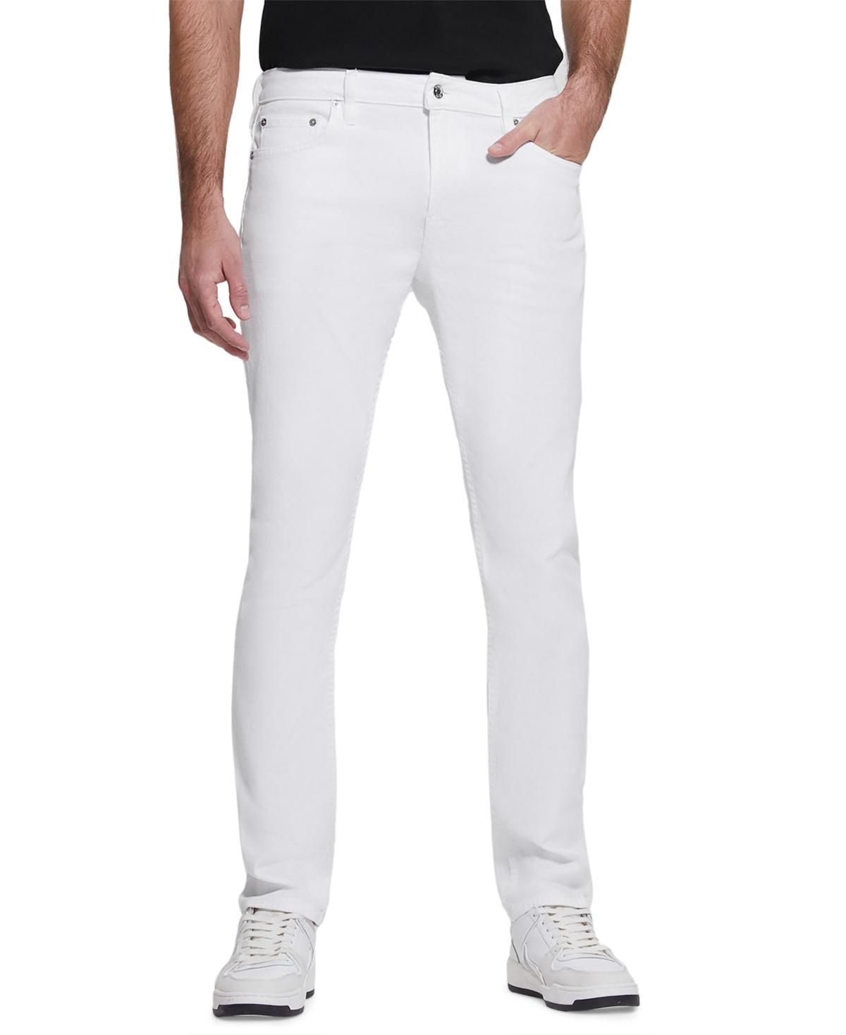 Guess Slim Tapered White Jeans Product Image