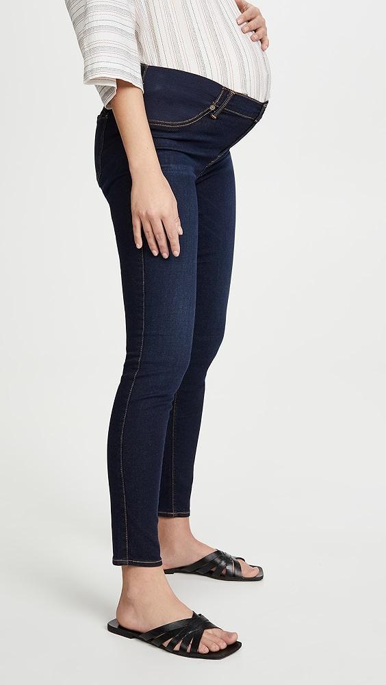 7 For All Mankind The Ankle Skinny Maternity Jeans | Shopbop Product Image