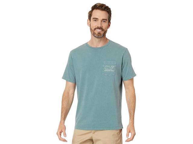 Vineyard Vines Heritage Wash Whale Short-Sleeve Tee (Smoke ) Men's T Shirt Product Image