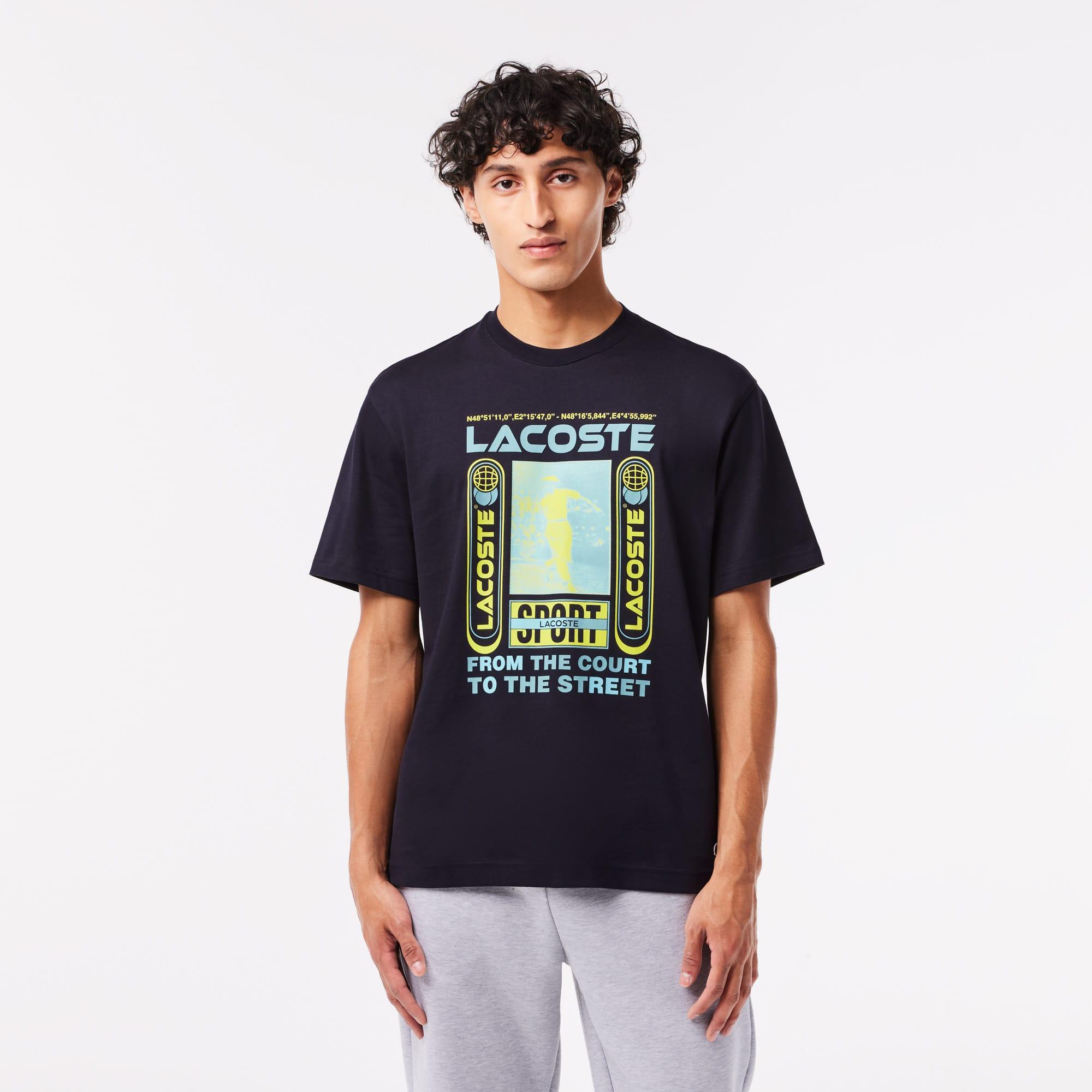 Men's Relaxed Fit René Lacoste Print T-Shirt Product Image