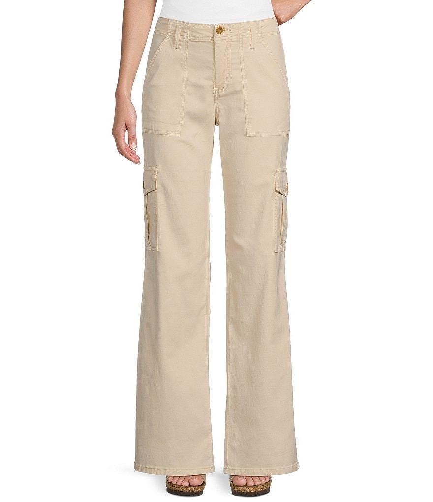 Roxy Come And Chill High Rise Pocketed Linen-Blend Pants Product Image