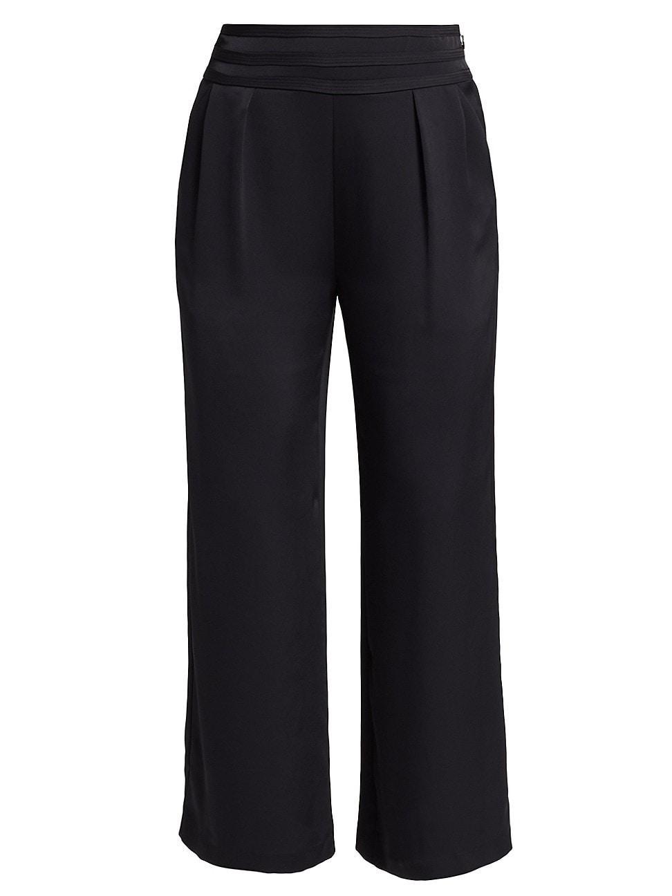 Ramy Brook Joss Crop Satin Pants Product Image