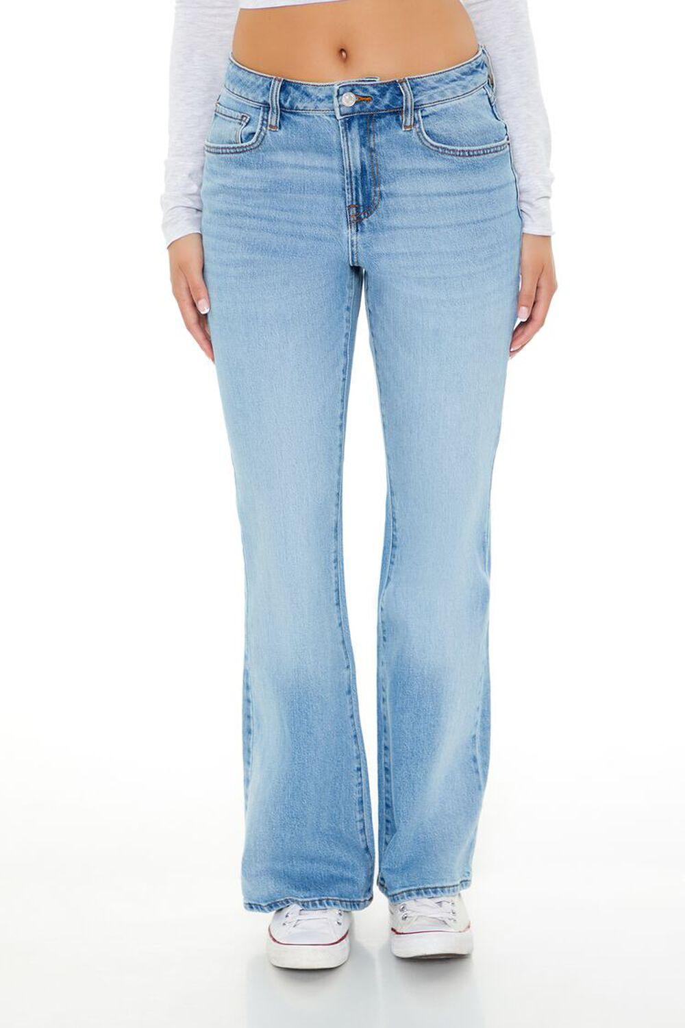 High-Rise Flare Jeans | Forever 21 Product Image