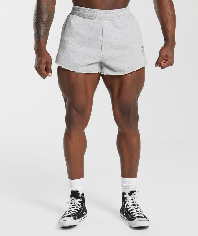 Gymshark Legacy 4" Shorts - Light Grey Marl Male Product Image