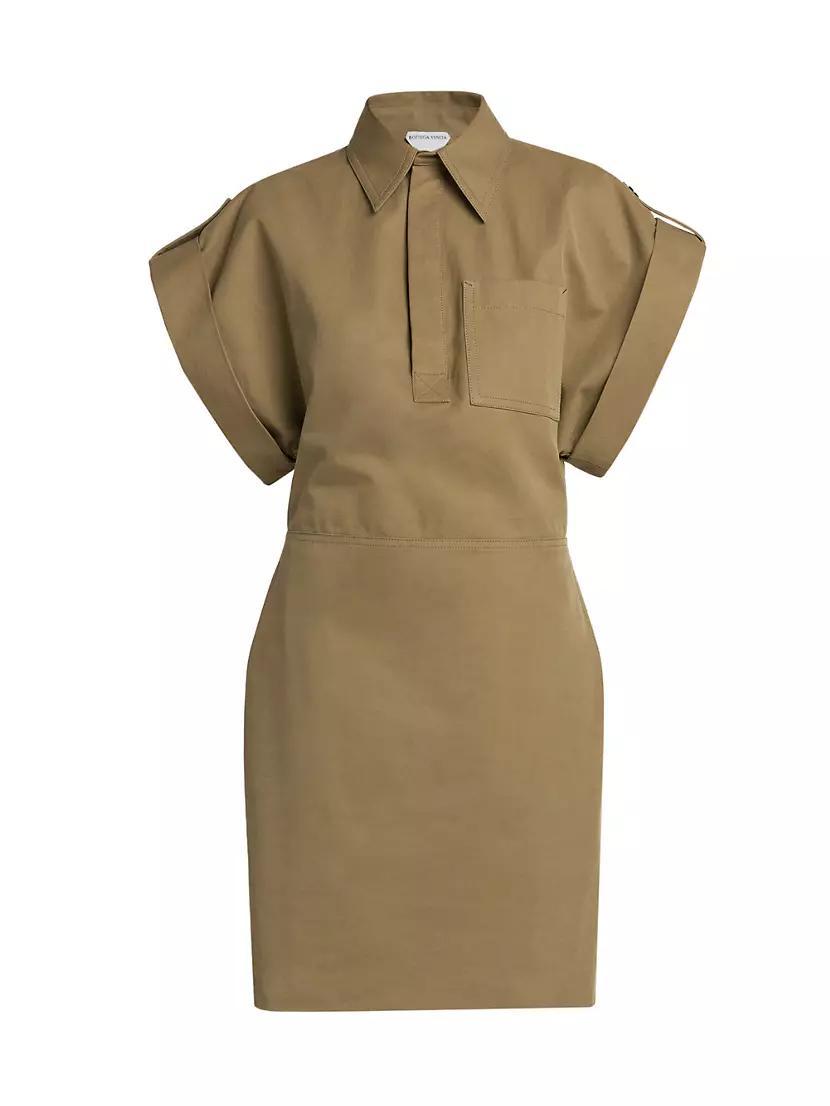 Utilitarian Cotton Gabardine Minidress product image