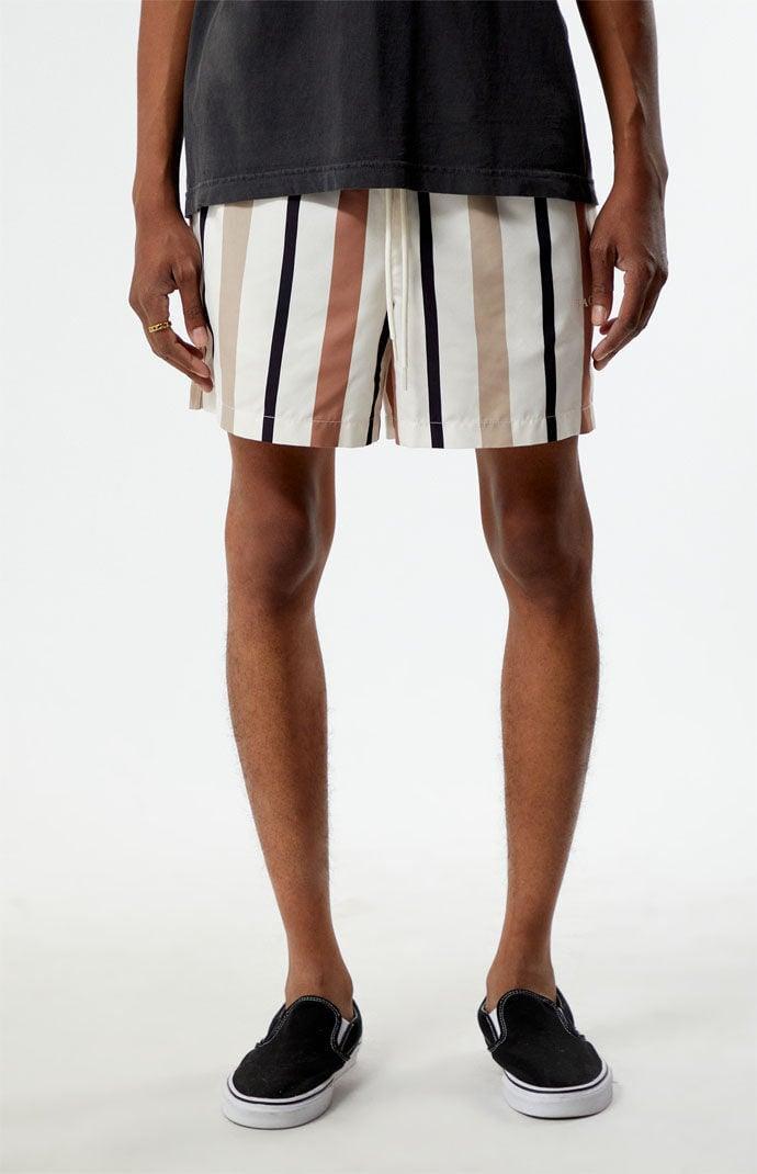 Men's Stripe 4.5" Swim Trunks - Product Image