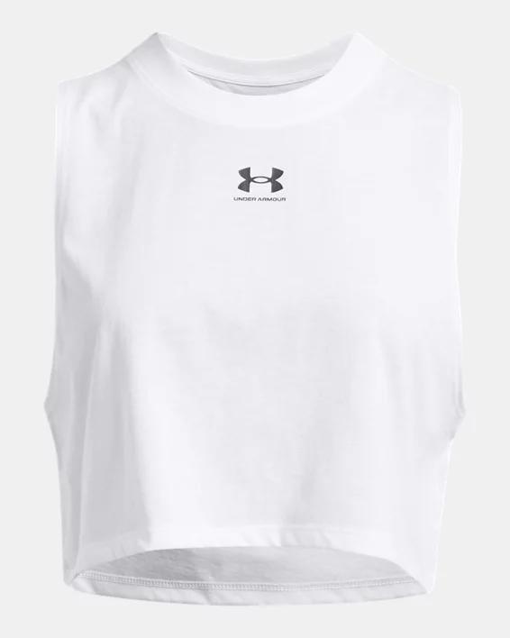 Womens UA Cropped Logo Tank Product Image