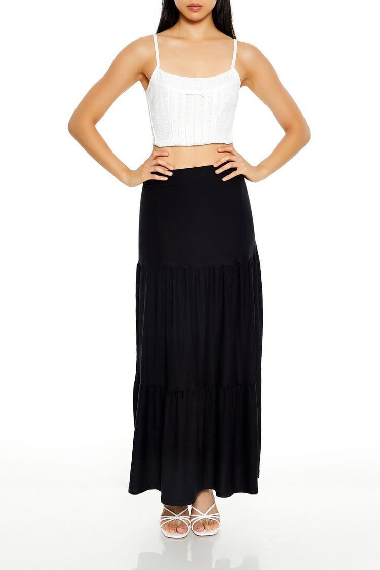 Tiered Column Maxi Skirt | Forever 21 Product Image