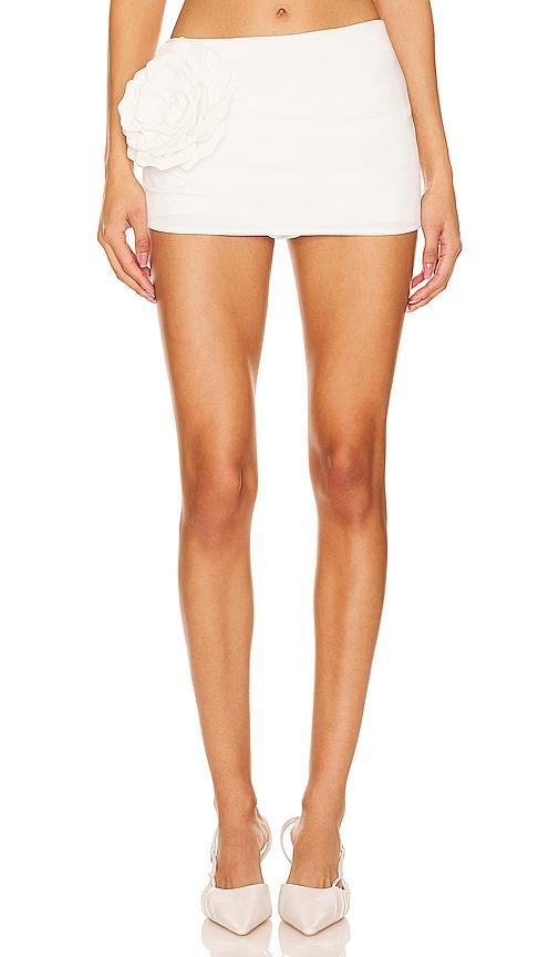 Lovers and Friends Zora Skort in White Product Image