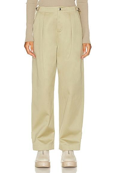 Burberry Tailored Pant in Beige Product Image