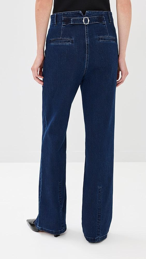 Tibi Classic Indigo Denim Barry Jeans | Shopbop Product Image