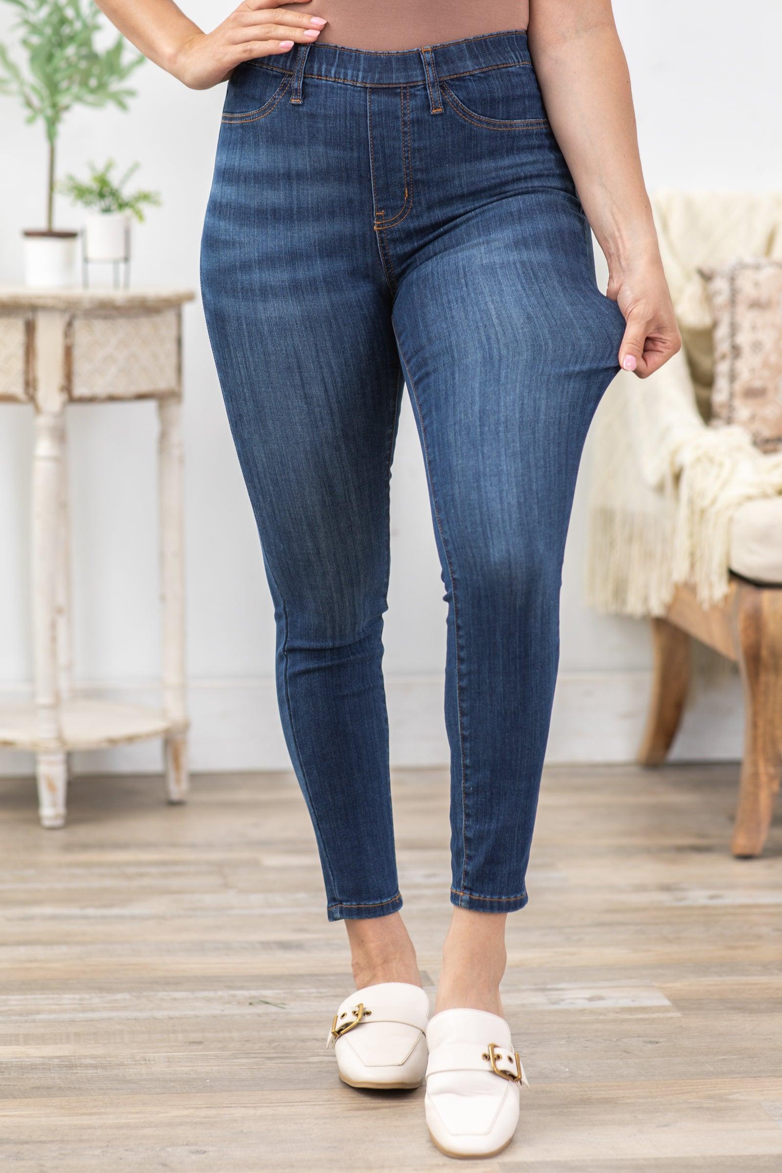 Judy Blue High Rise Pull On Skinny Jeans product image