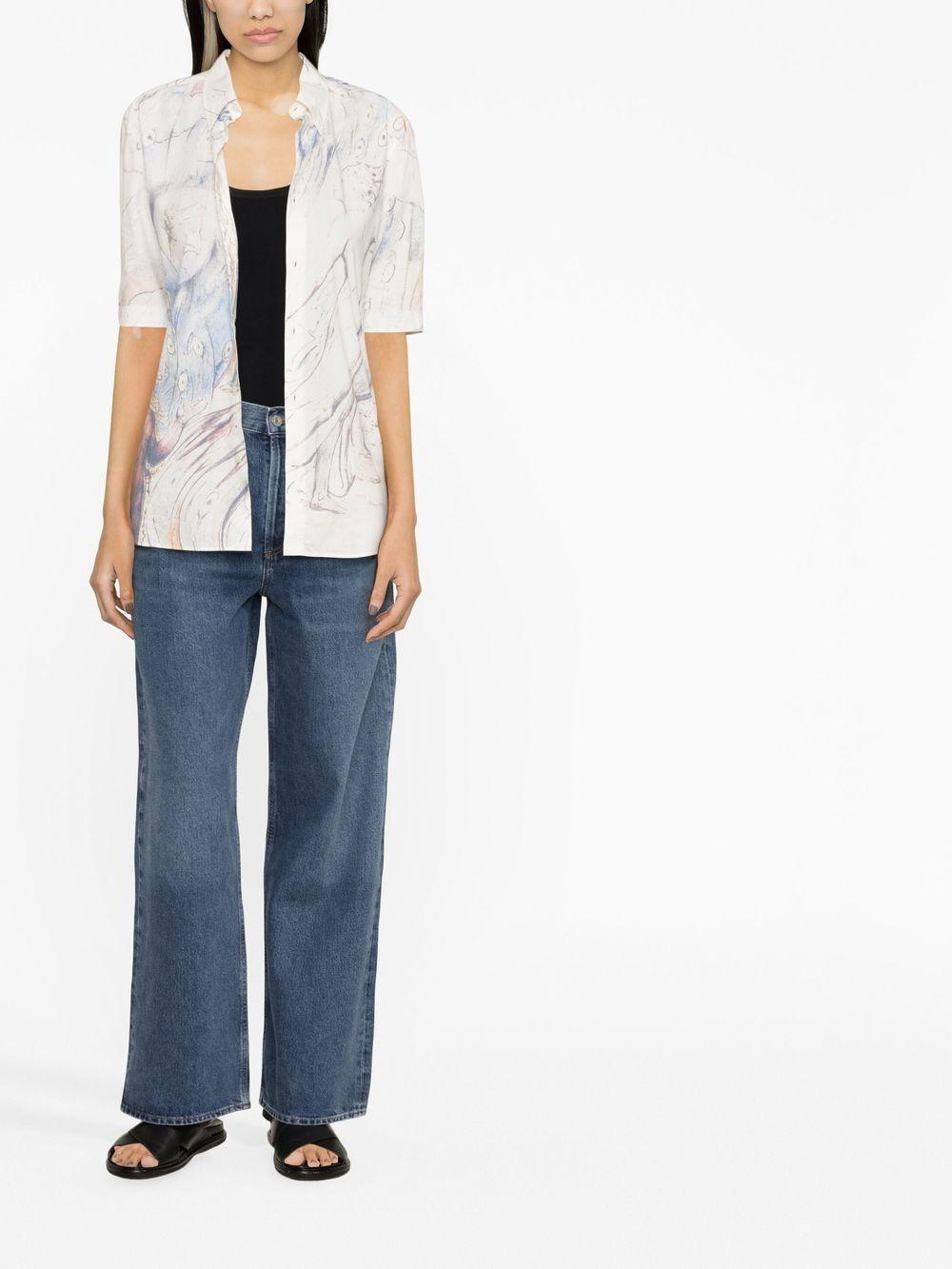 wide-leg baggy jeans Product Image