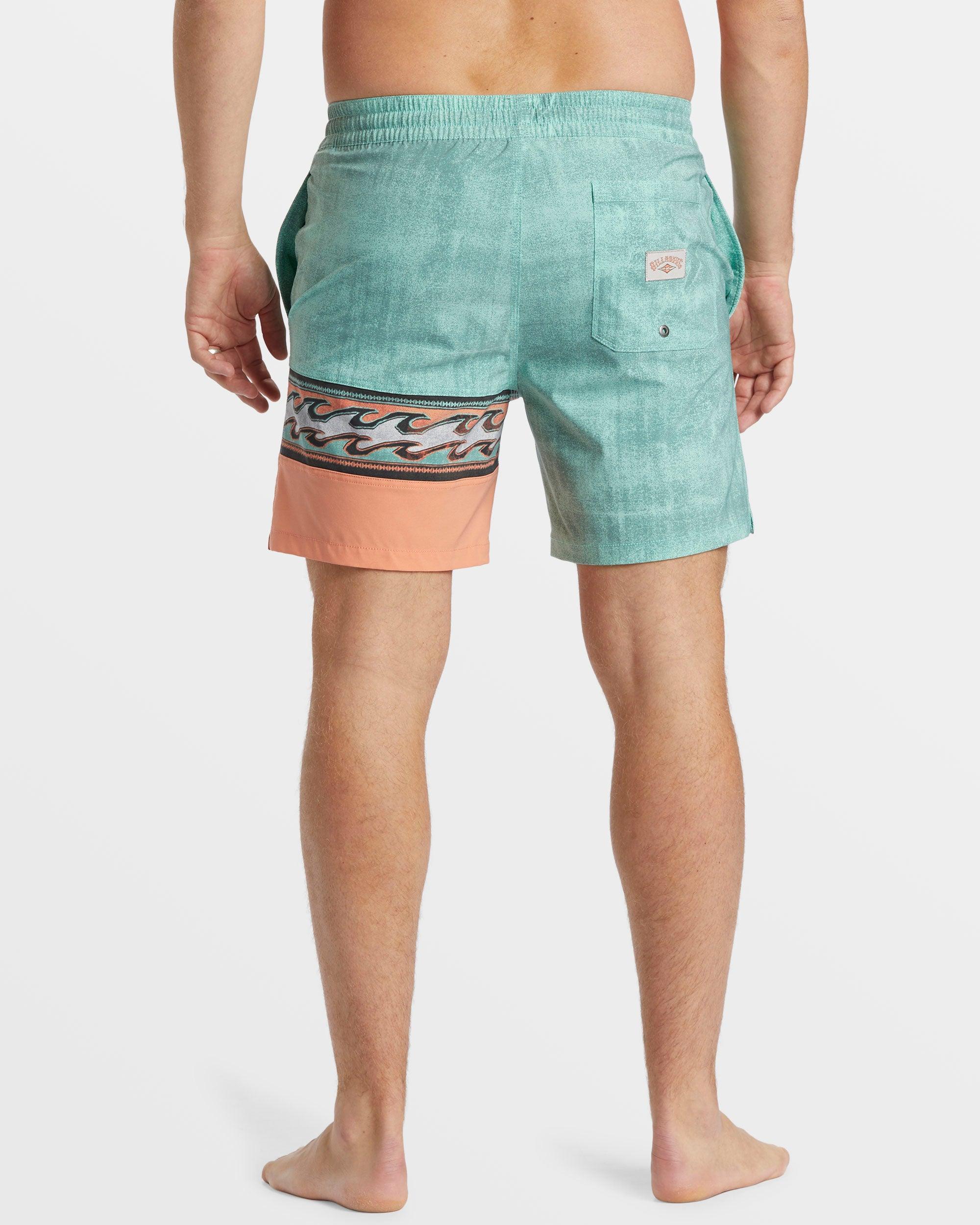 Burleigh Layback 17" Boardshorts - Dusty Teal Male Product Image