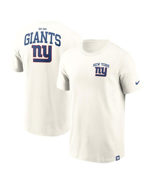 Nike Mens Cream New York Giants Blitz Essential T-Shirt Product Image