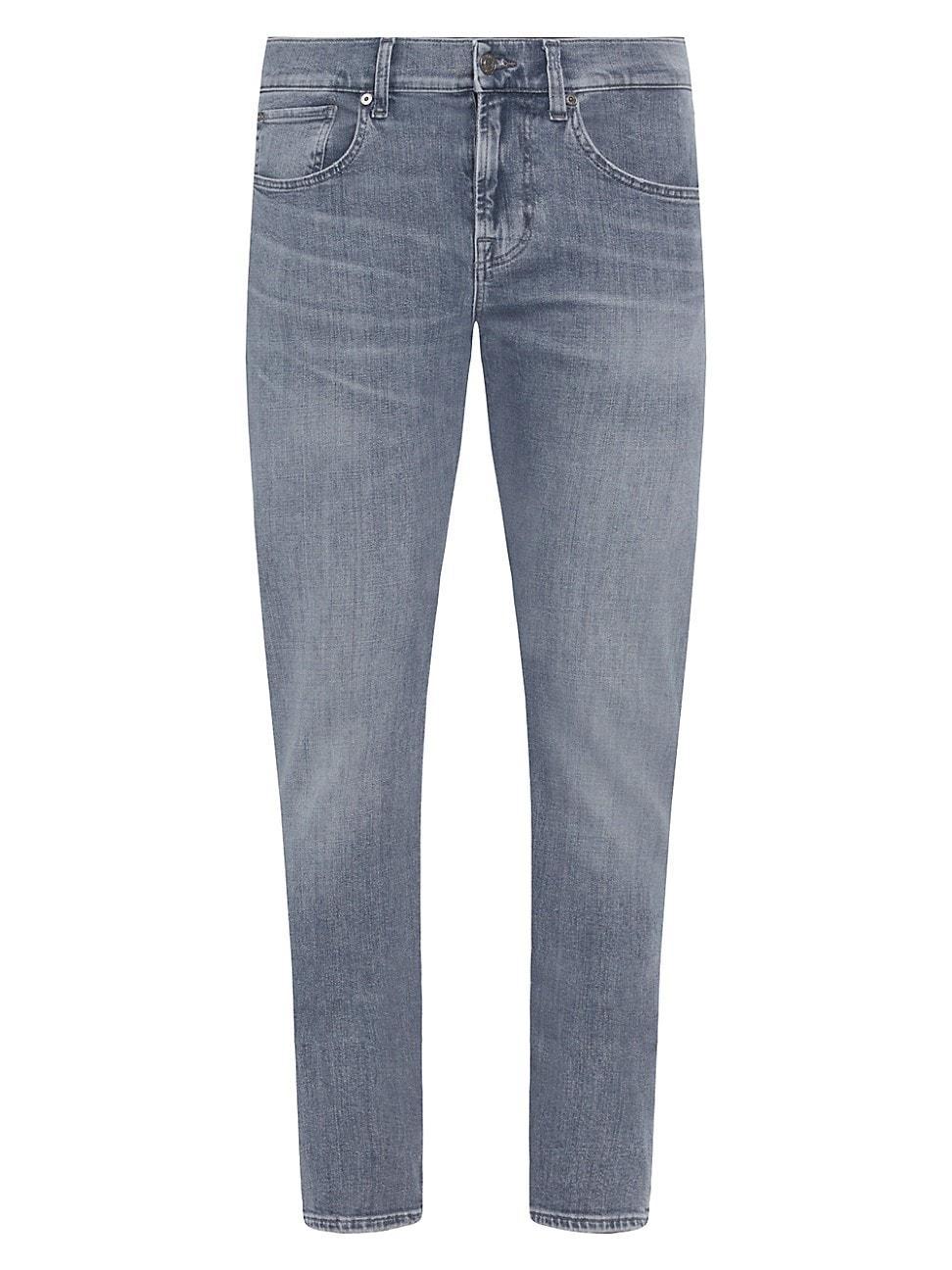 Mens Slimmy Tapered Stretch Jeans Product Image