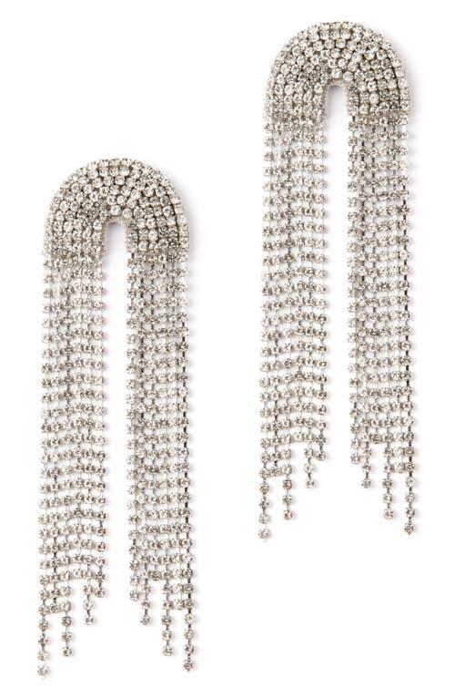 Deepa Gurnani Warren Crystal Drop Earrings Product Image