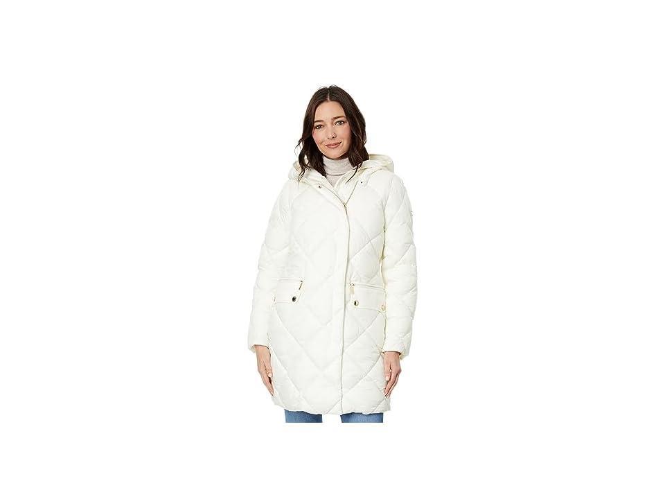 MICHAEL Michael Kors Hooded Long Quilt Puffer M426079C68 Women's Clothing Product Image