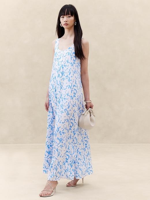 Serenade Silk Maxi Dress Product Image