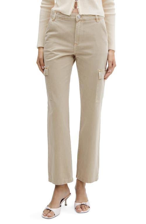 MANGO Straight Leg Cargo Jeans Product Image