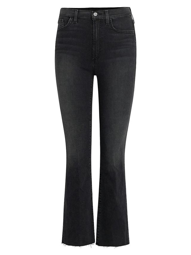 Womens The Callie Mid-Rise Stretch Slim Raw-Hem Jeans Product Image