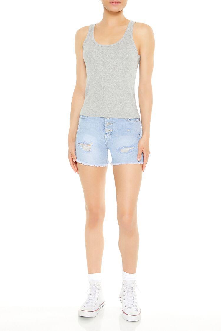 Buttoned Denim Shorts | Forever 21 Product Image