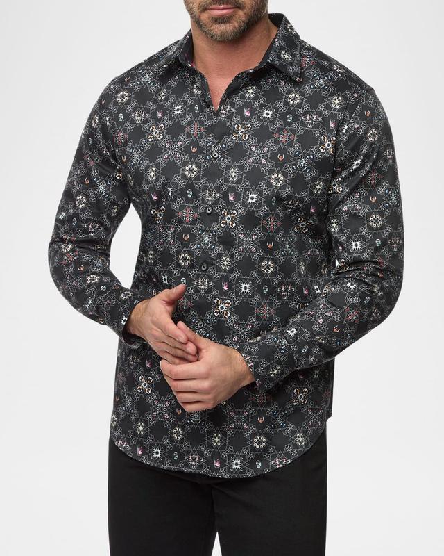 Mens Buena Vista Graphic Stretch-Cotton Shirt Product Image