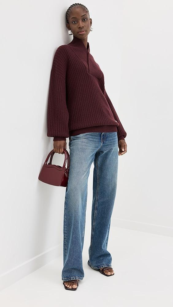 Victoria Beckham Shawl Neck Sweater | Shopbop Product Image