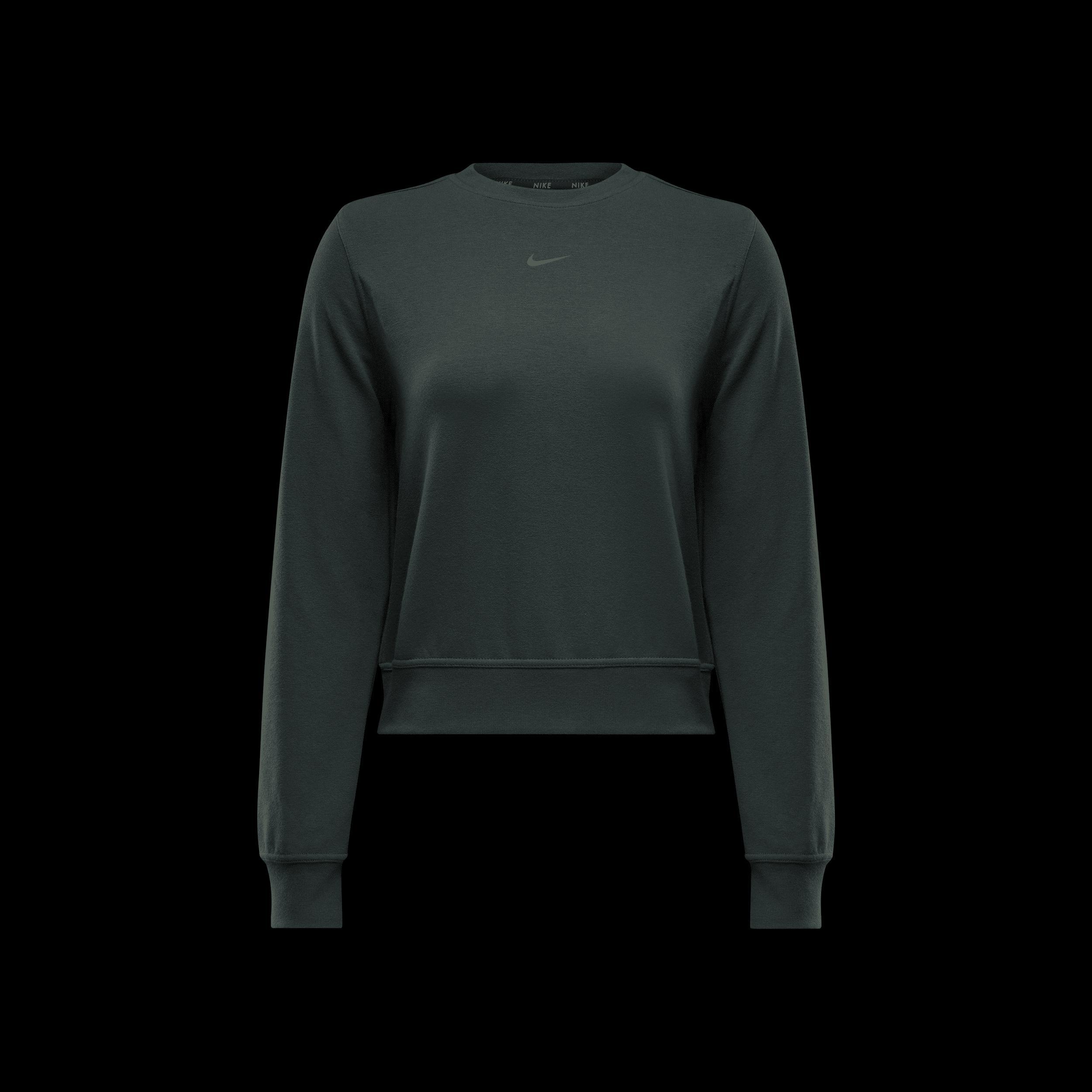 Nike Women's Dri-FIT One Crew-Neck French Terry Sweatshirt Product Image